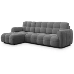 ECKSOFA MELLOW 4-Sitzer, grau