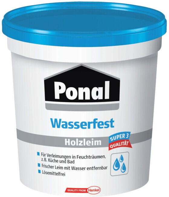 Ponal Colle à bois Super 3 PN 12S 760g DIN68602-D3 ; Henkel (PN12S)