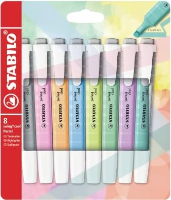 STABILO swing cool Pastel - 8er-Pack