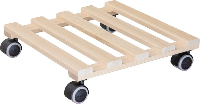 WAGNER design yourself Pflanzenroller GH 0438 Holz buche quadratisch 34,0 x 8,0 cm