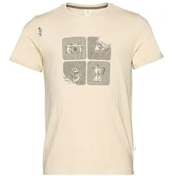 Chillaz, Herren, Sportshirt, Klettershirt Innsbruck Exploring The Outdoors (XL), Beige