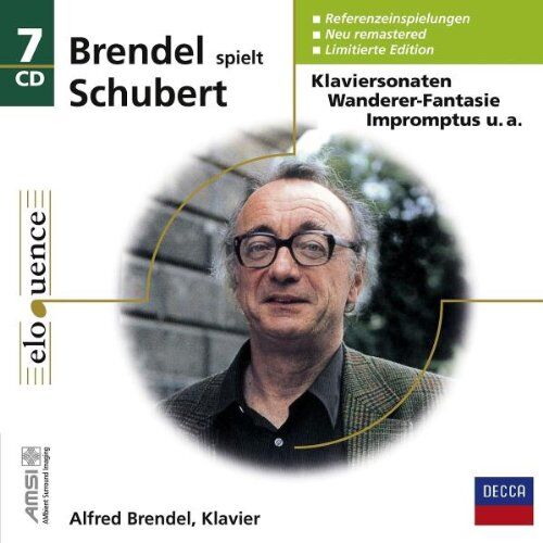 Alfred Brendel - Brendel spielt Schubert (Eloquence) - Preis vom 09.10.2026 07:28:09 h