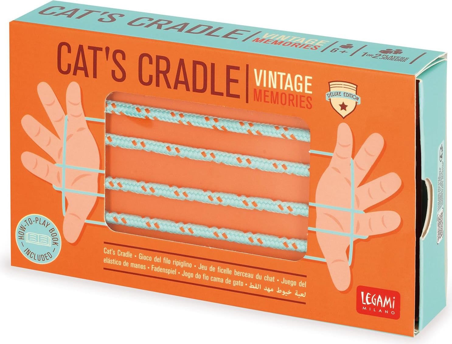 Legami Cat's Cradle bordspel, transparant
