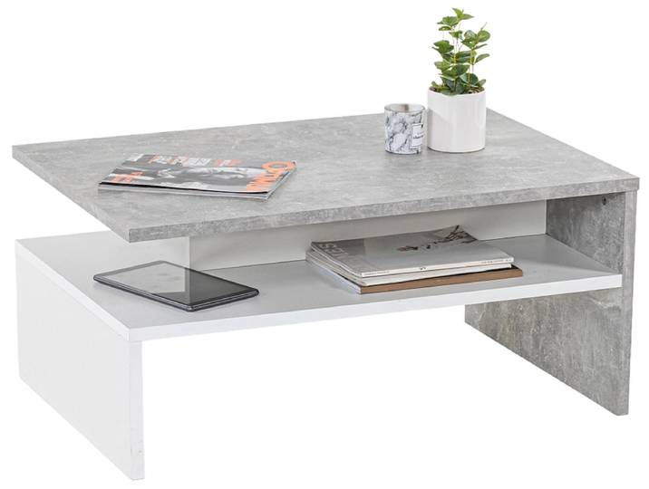Couchtish FLO 60x90x42cm weiss