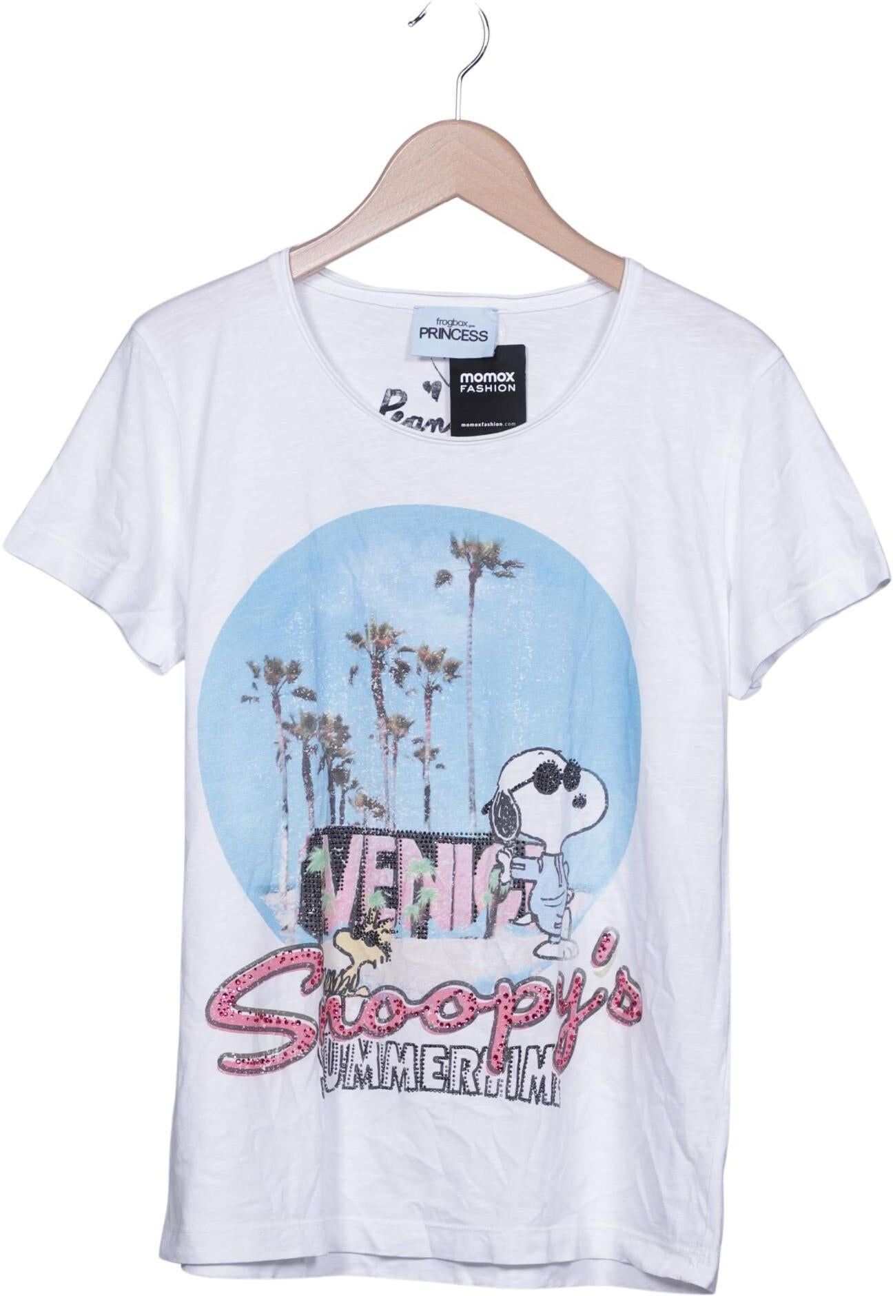 Princess goes Hollywood Damen T-Shirt, Weiß, Gr. L, Baumwolle - Second Hand