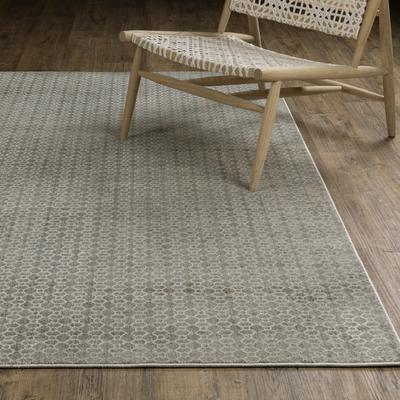 Style Haven Melody Distressed Abstract Grey/ Blue Area Rug