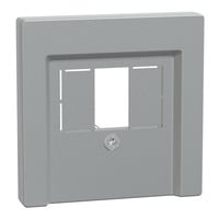 Zentralplatte Aluminium für Telekommunikations-Anschlussdose Typ 297960 aluminium, Retail