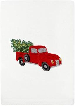 Authentic Hotel and Spa Christmas Truck Hand Towel