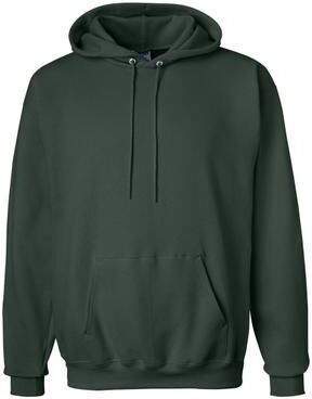 Hanes F170 Ultimate Cotton Hooded Sweatshirt in Deep Forest Green size Medium