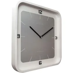 Nextime, Wanduhr, Wanduhr Square Wall Weiss (40 cm)