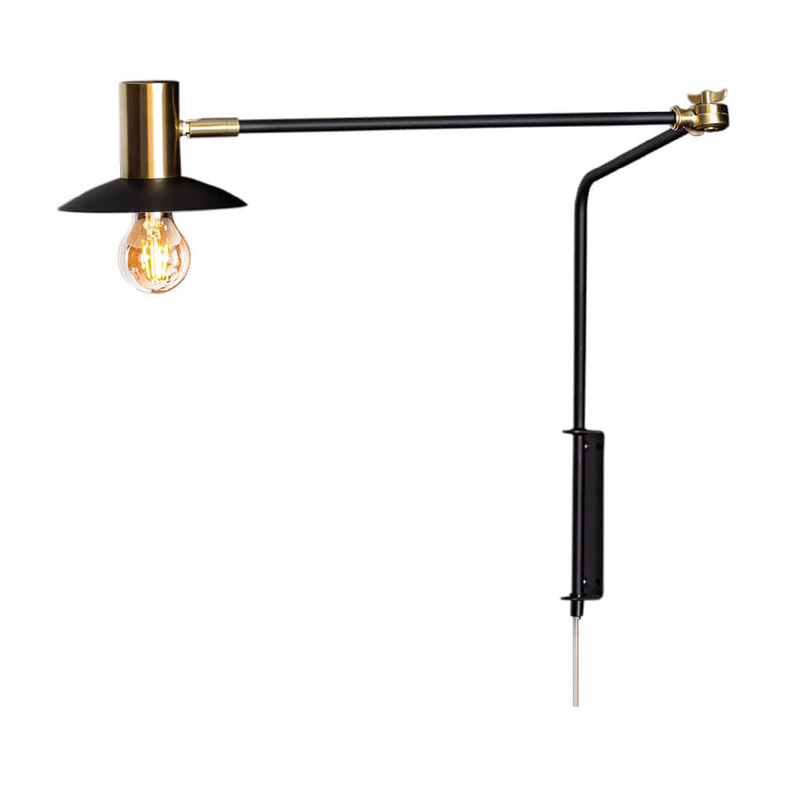 By Rydéns Quinn wandlamp matzwart