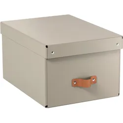 Leitz, Dokumentenablage, Archivbox Puro Recyclingkarton Mittel mit Deckel (A4, A5)
