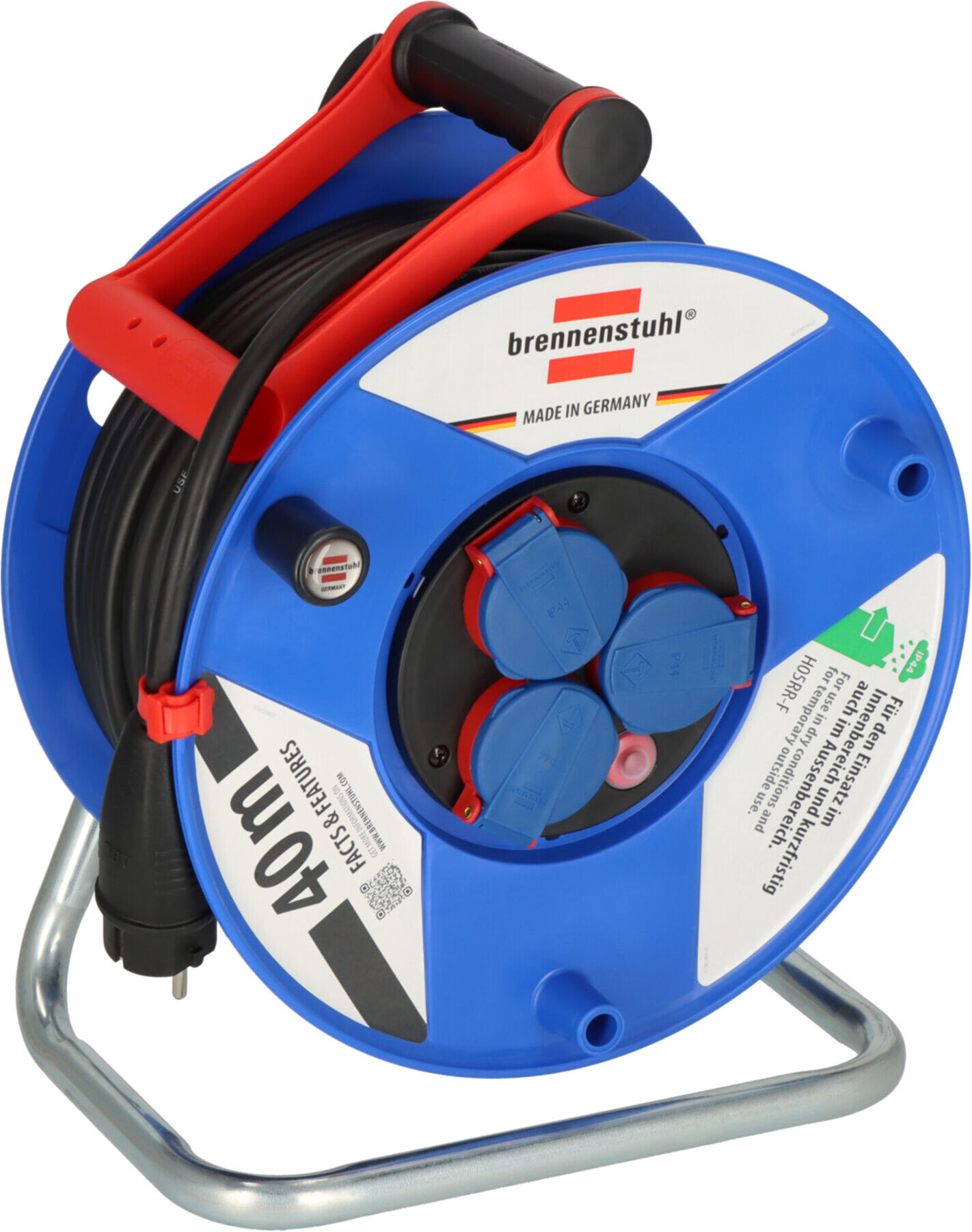 Garant IP44 Kabeltrommel 40m H05RR-F 3G2,5 ; Brennenstuhl (1208340)