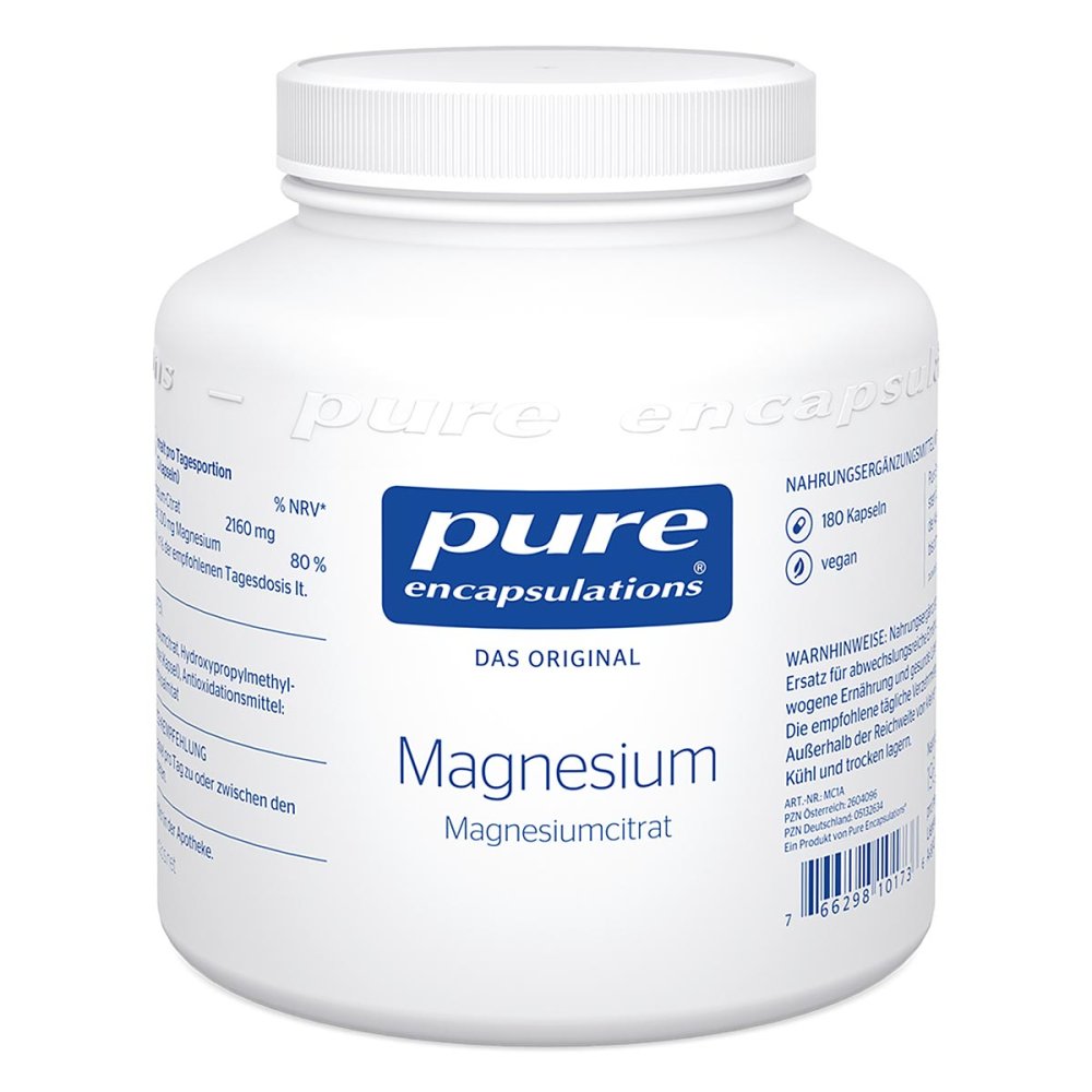 pro medico GmbH Pure Encapsulations Magnesiumcitrat Kapseln 05132634