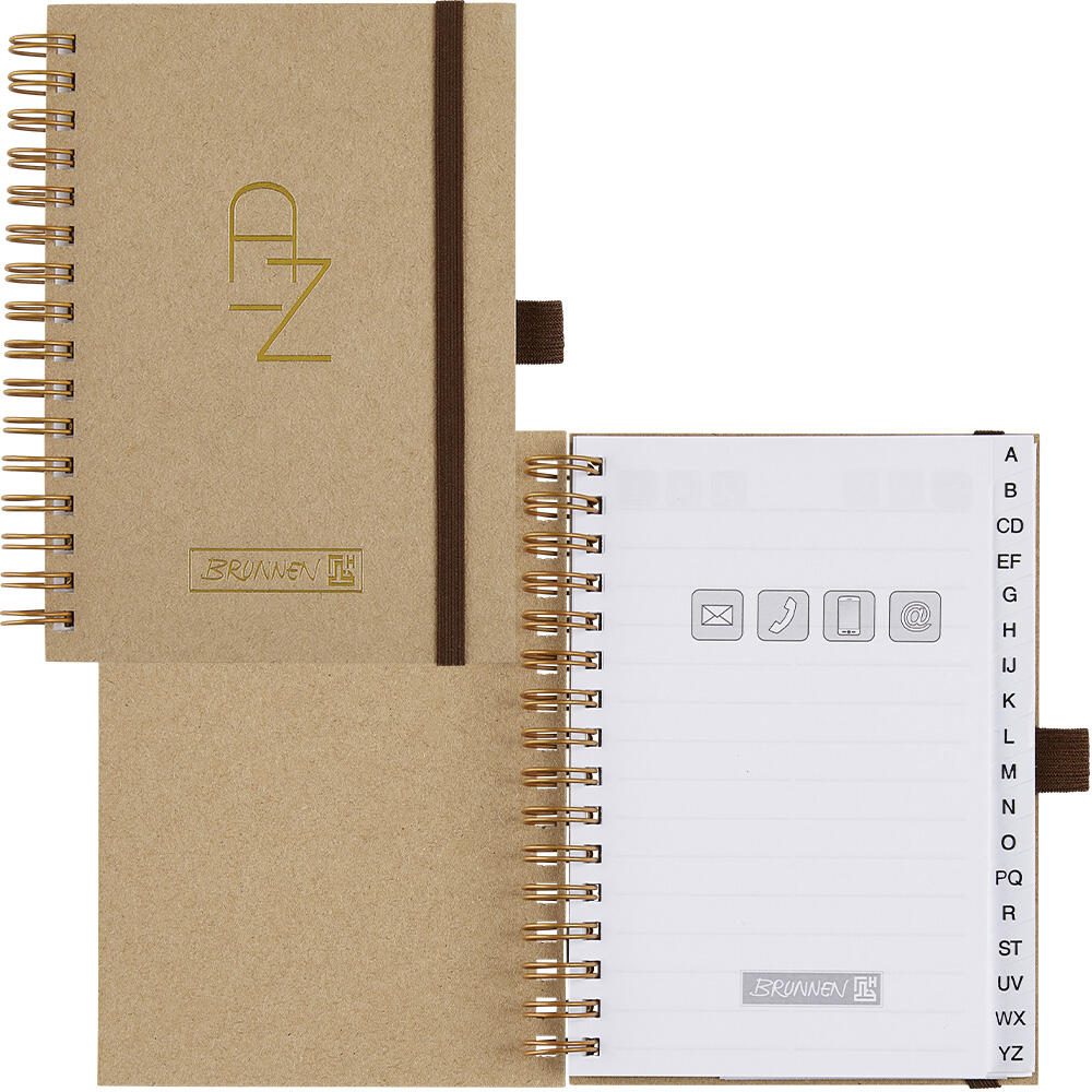 BRUNNEN Adressbuch caramel 106465072