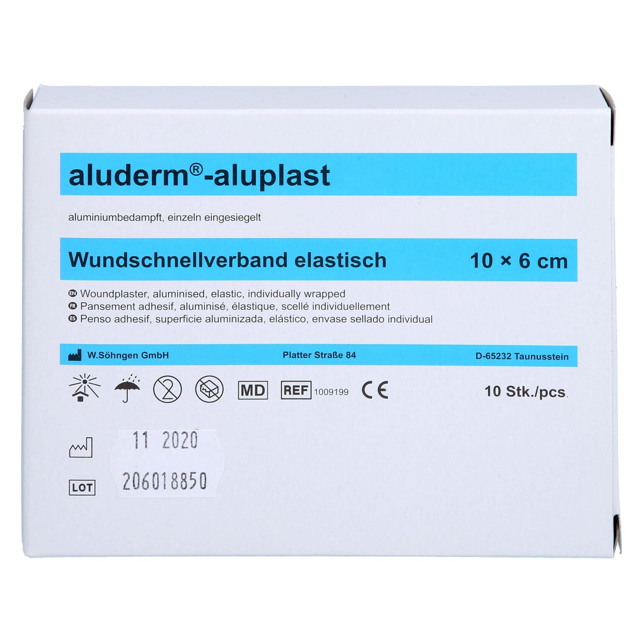 Aluderm aluplast elastisch 1 m x 6 cm Wundauflage, 1 St. Pflaster (1x) (00007806)