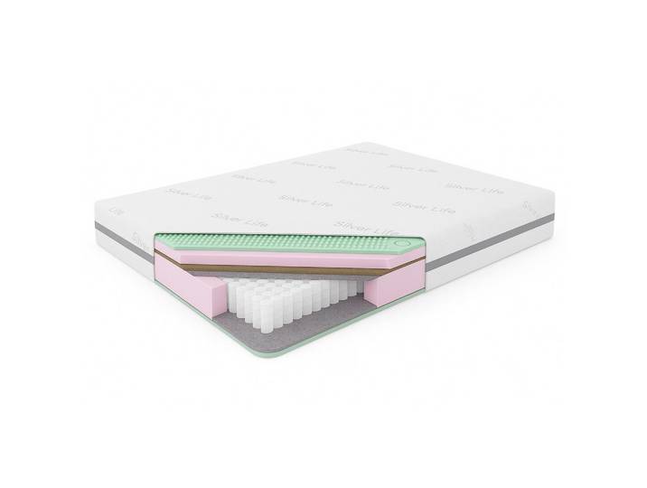 Kaiser Möbel Taschenmatratze Matratze Santorini, 90x200 cm, H3/H4, Weiß, H3 + H4, 90x200 cm, Schlafzimmer, Matratzen, Taschenfederkernmatratzen
