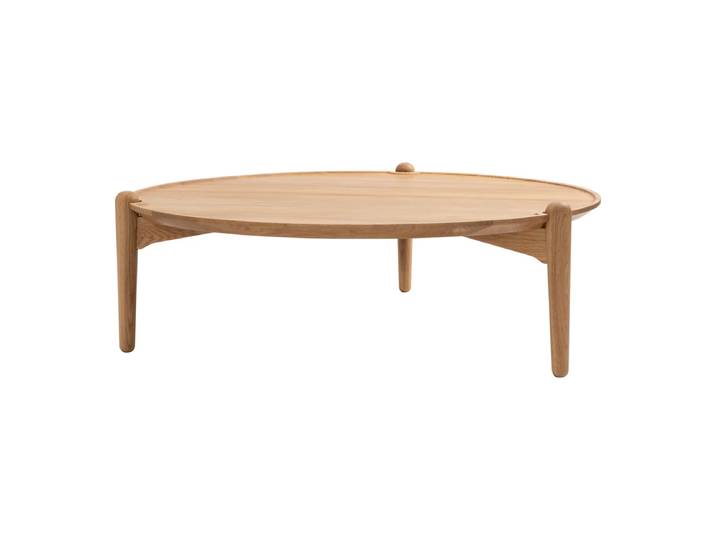 Design House Stockholm - Aria Beistelltisch low, Ø 50 x 37 cm, Eiche