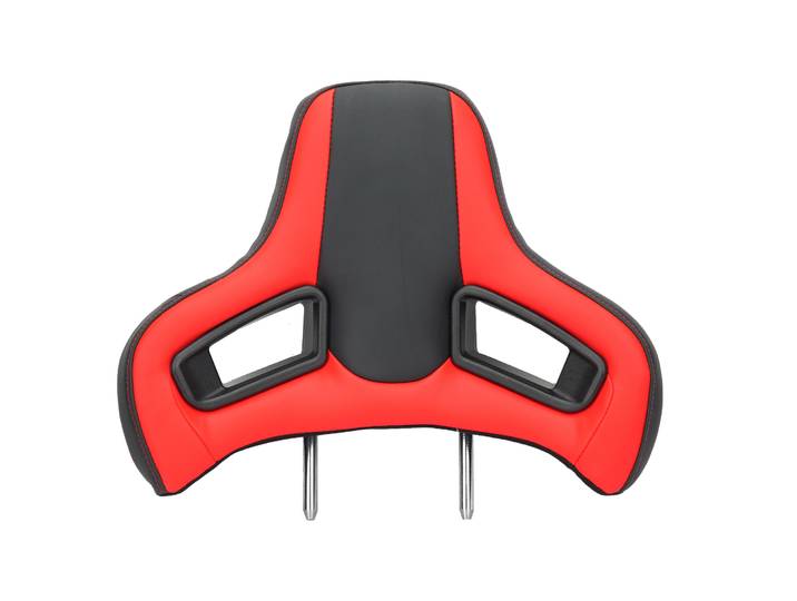 Appui-tête de siège de course universel enfichable, trou triangulaire en PVC de haute qualité, Type fendu pour têtes de siège de voiture de sport
