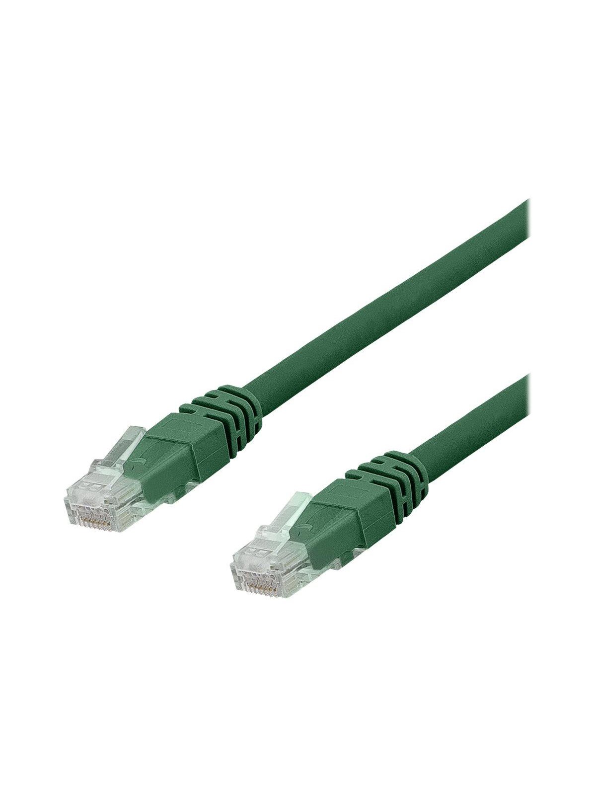 Deltaco TP-60GAU - patch cable - 50 cm - green - Grün - 0.5m