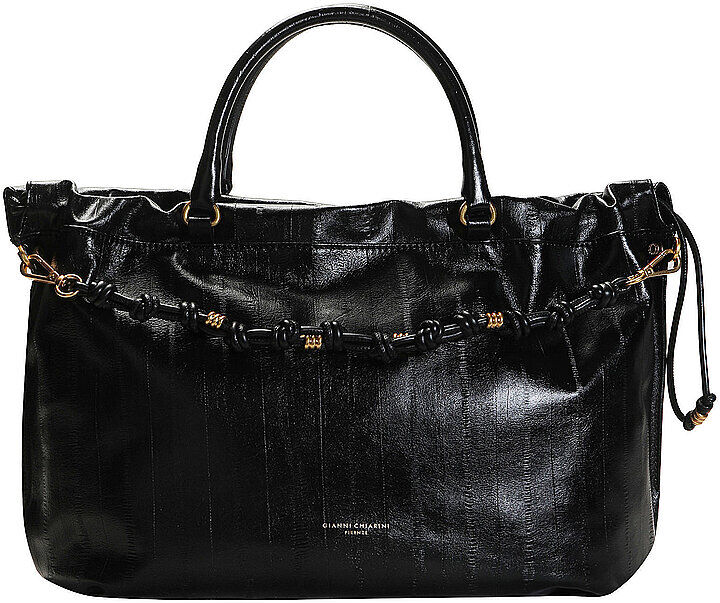 GIANNI CHIARINI Ledertasche - Henkeltasche MORGANA schwarz EG