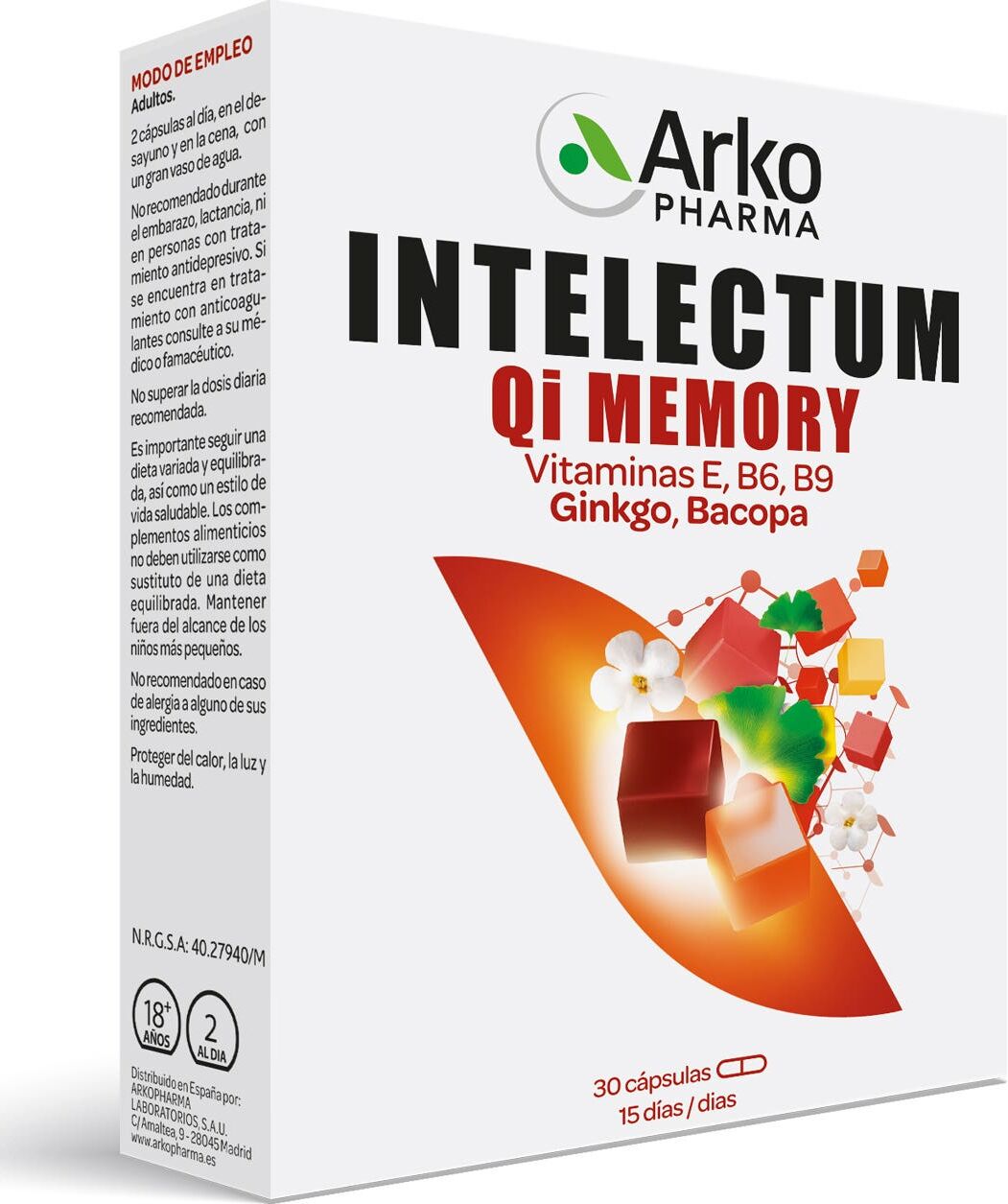 Arkopharma Intelectum Memory 30caps