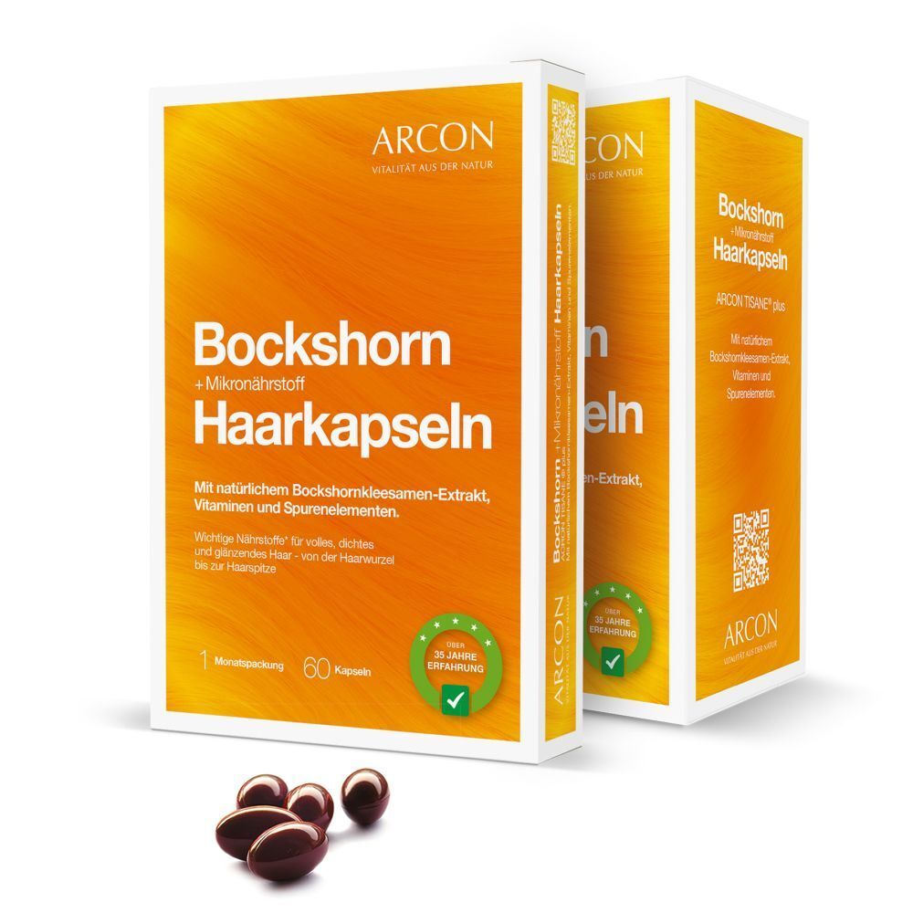 Bockshorn+Mikronaehr Haar SET 240 St Kapseln