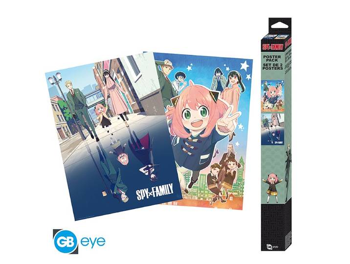 Spy X Family - Set 2 Posters Chibi 52X38 - Une Double Famille