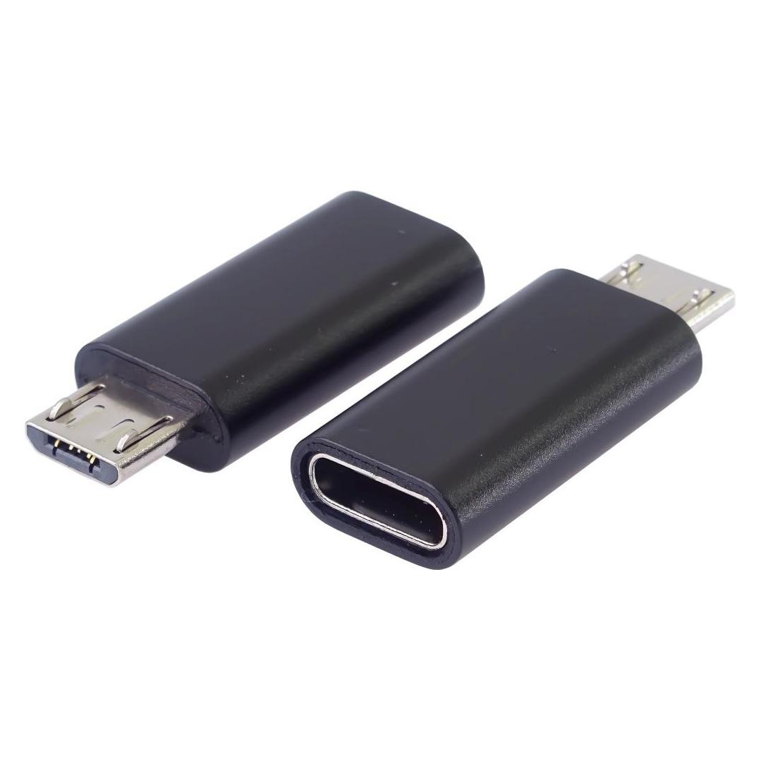 PremiumCord Adaptér USB-C konektor female - USB 2.0 Micro-B/male (USB 2.0, 2.50 W) (KUR31-20)
