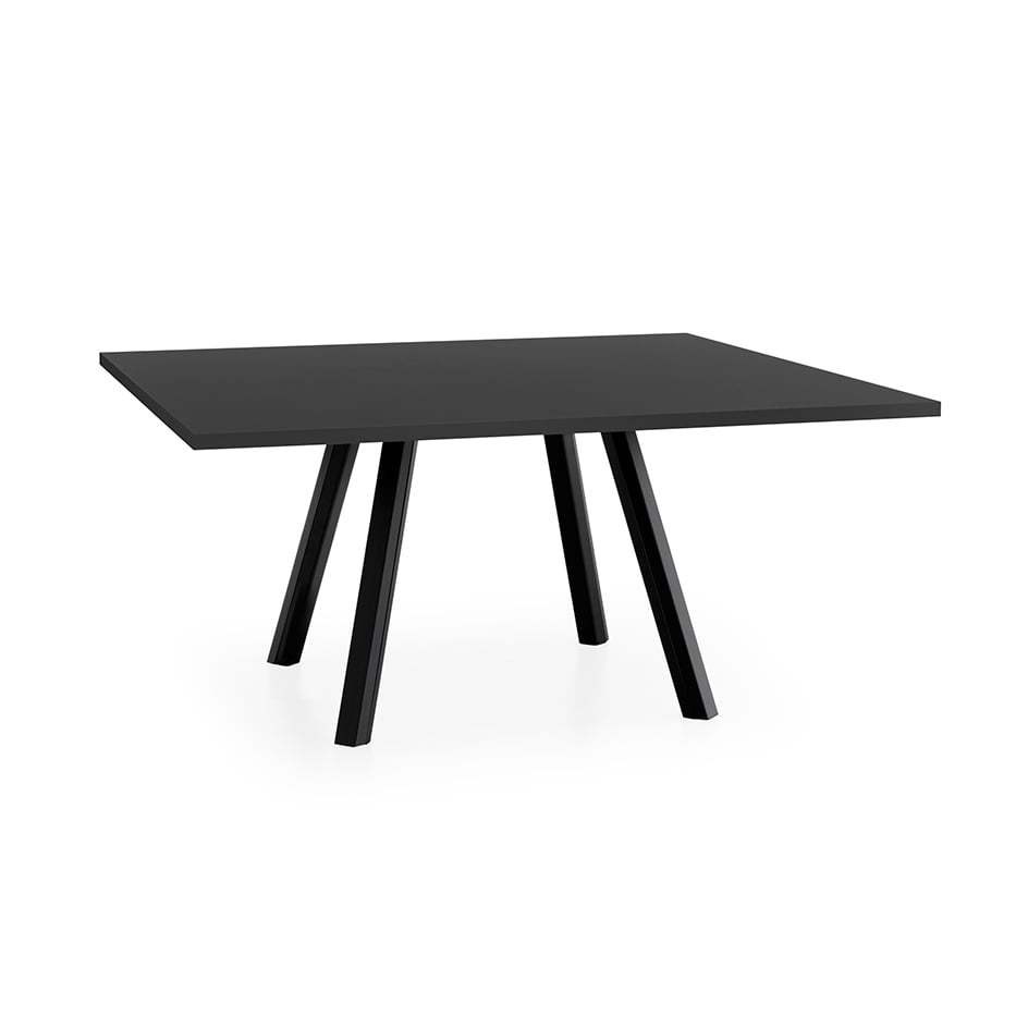 Lapalma Ori Tisch quadratisch (130 x 130cm, weiß lackiert / Eiche gebleicht, Eic... 130 x 130cm | weiß lackiert / Eiche gebleicht | Eiche gebleicht 4xP350WVS+P362VS
