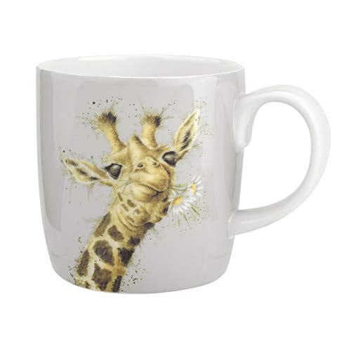 Royal Worcester Wrendale Designs Mok Giraf 400ml Wit Porselein