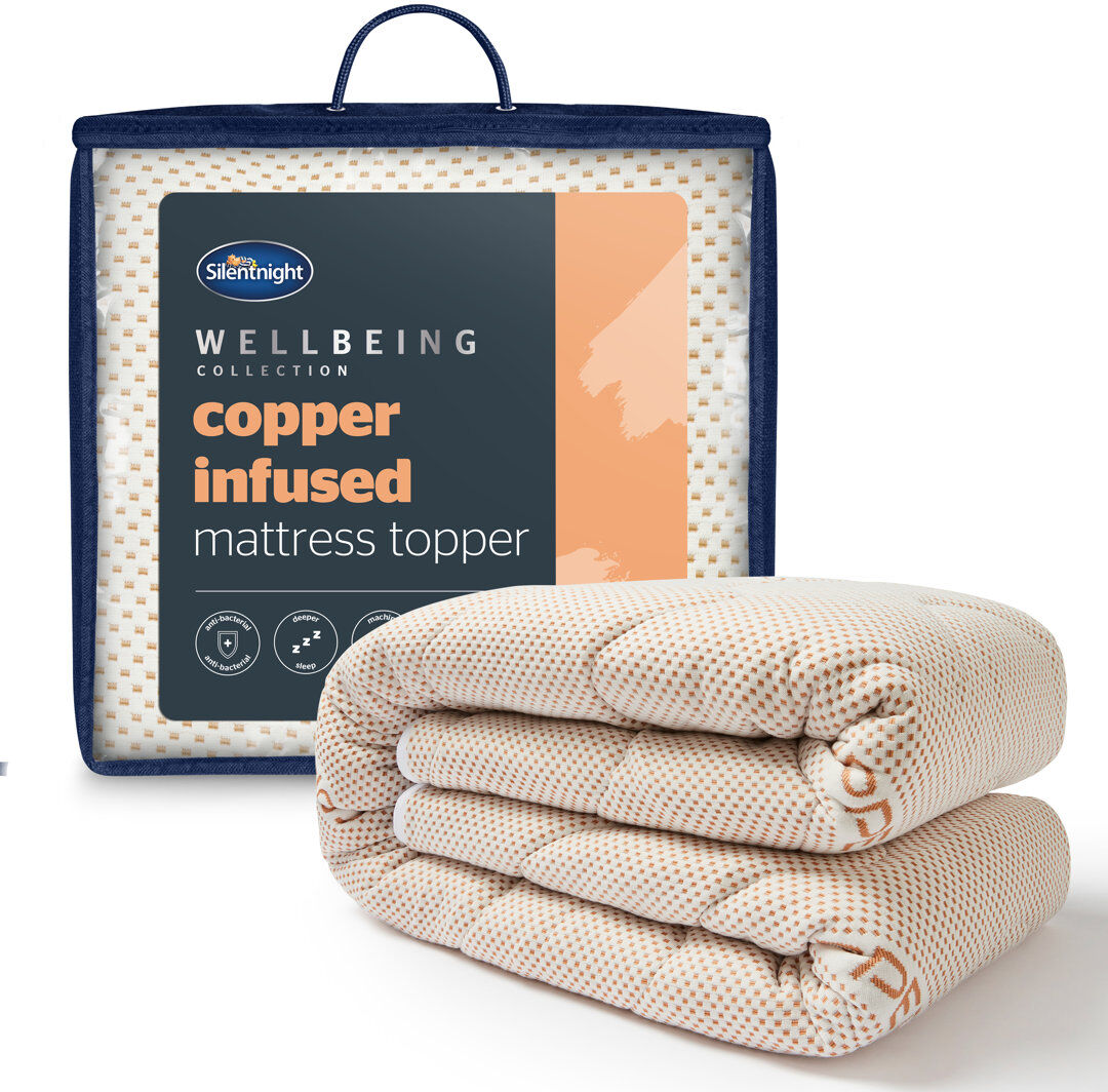 Silentnight Wellbeing Copper Infused Mattress Topper White Kingsize (5')