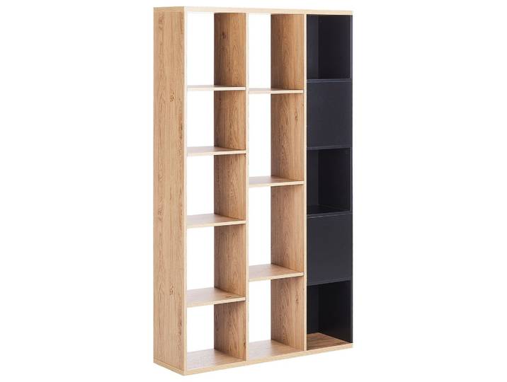 BÜCHERREGAL 175 cm Braun/Schwarz Bangor
