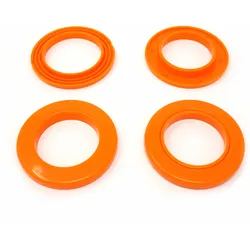 5 Ösen für Gardinen aus Kunststoff orange | Größe #6 (⌀ 20 mm), PC
