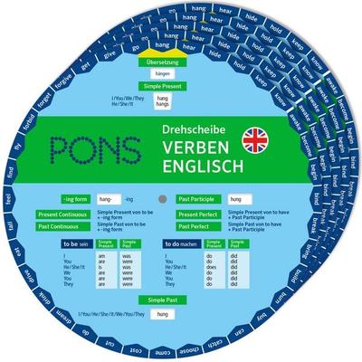 PONS Drehscheibe Verben Englisch, Taschenbuch von , Pons Langenscheidt, 978-3-12-516371-3