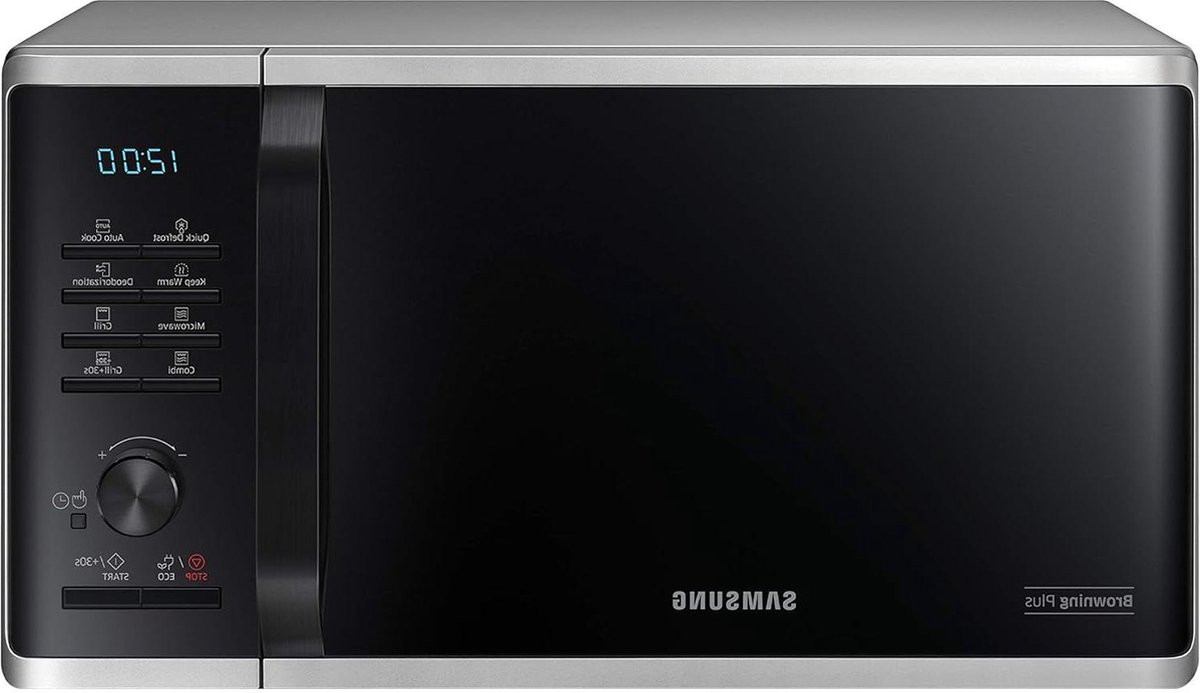 Samsung Magnetron met Grill, 23l, 800 W, Zilver en Zwart