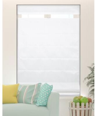 Arlo Blinds White Top Down Bottom Up Room Darkening Roman Shades
