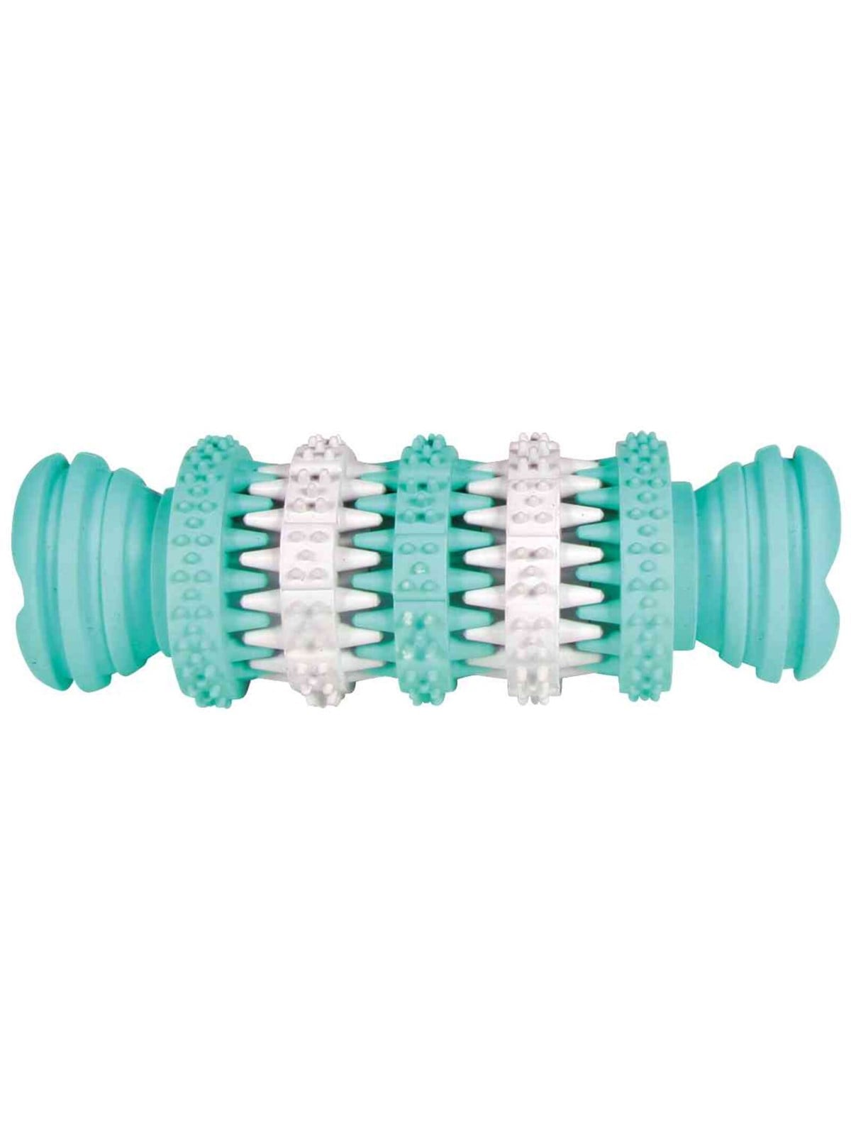 Trixie Denta Fun Bone Kauspielzeug aus Naturkautschuk mit Minzgeschmack Mittel 11cm