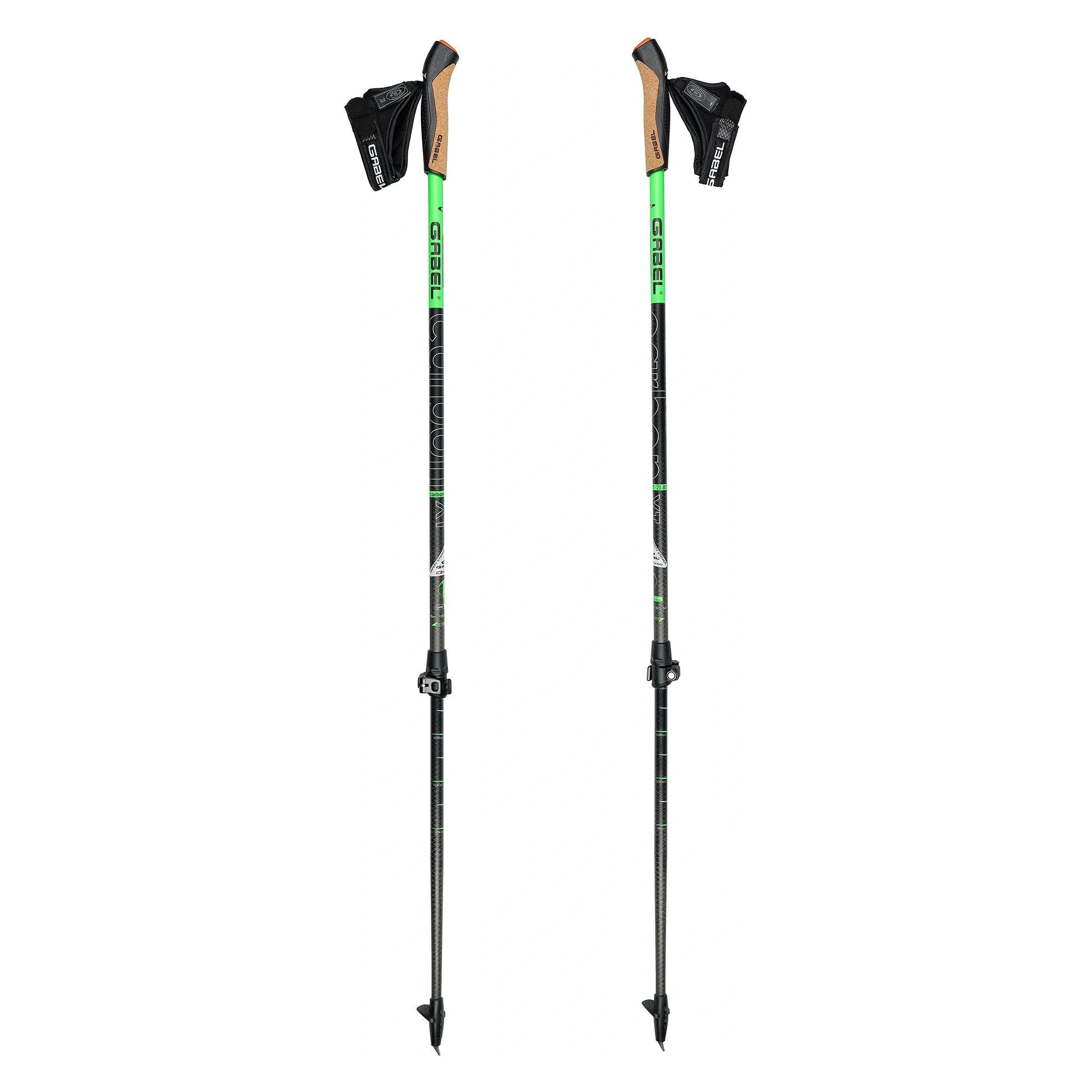 Gabel Poles Nordic Walking Stöcke Gabel Carbon XT 2S-80 F.L. (GABEL)