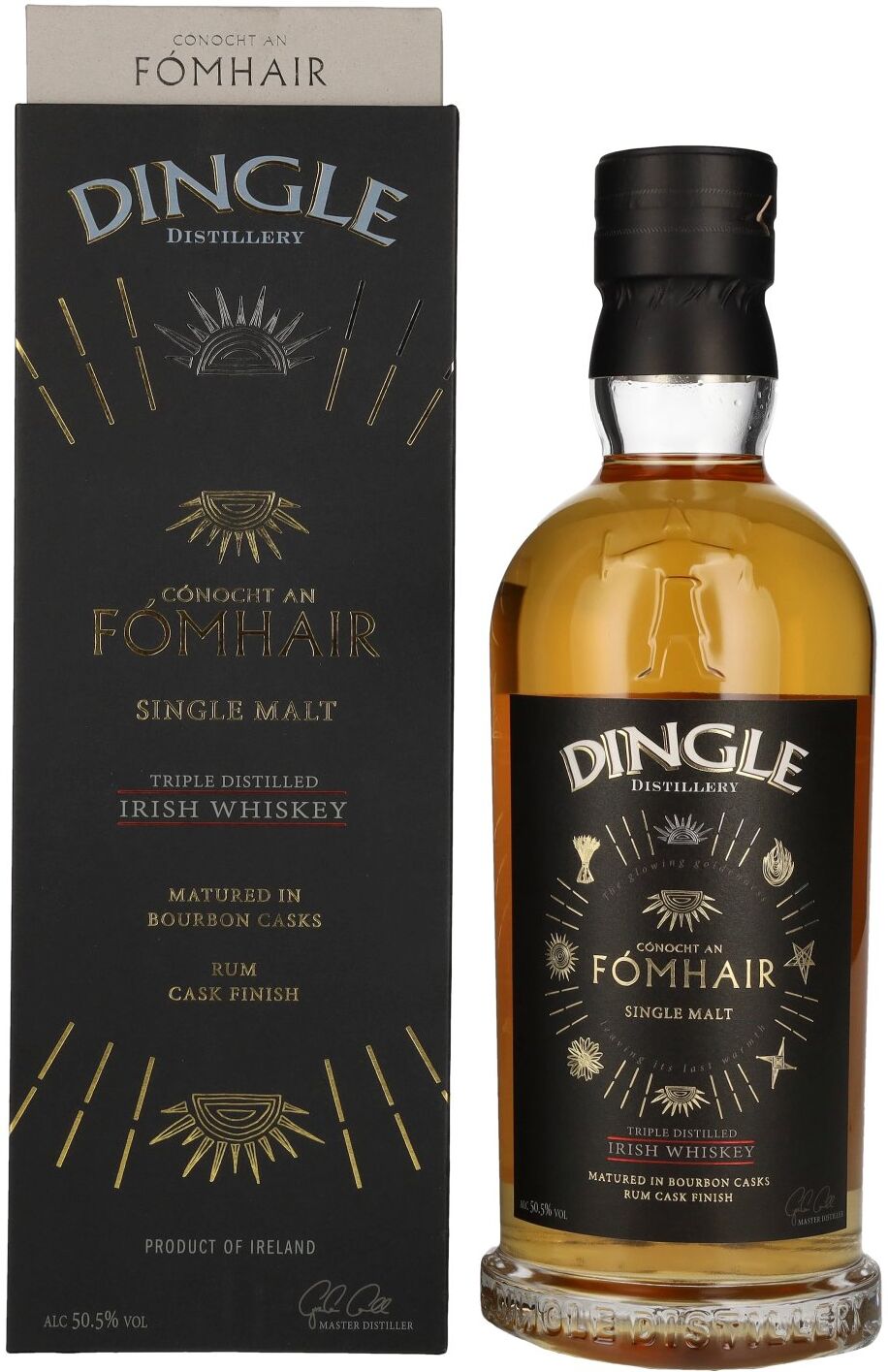 Dingle Gin Dingle CÓNOCHT AN FÓMHAIR Single Malt Irish Whiskey Triple Distilled 50,5% Vol. 0,7l in Geschenkbox