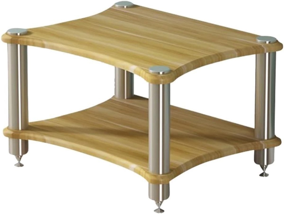 Hifi Plank Audio Meubel Bruin met Stapelbaar Ontwerp en Meerdere Lagen