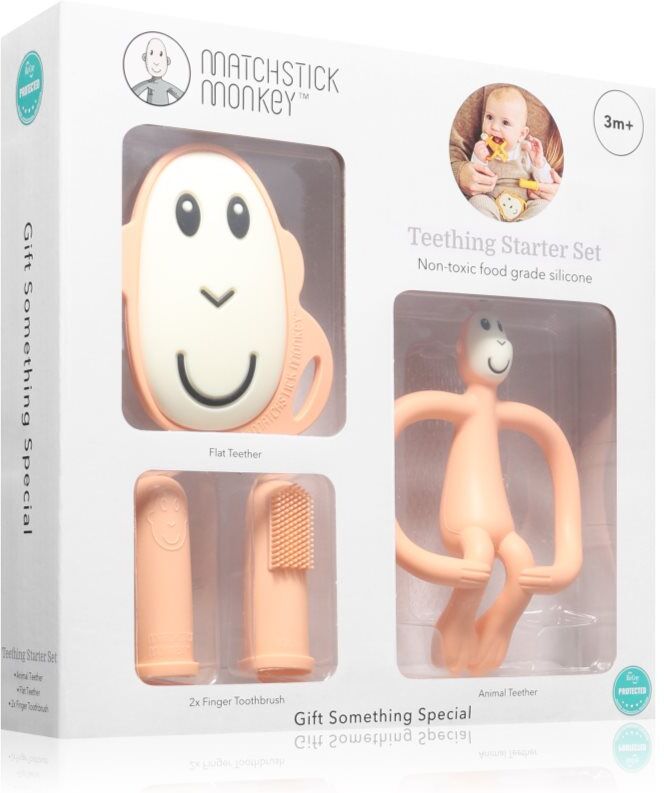 Matchstick Monkey Starter Set Monkey Peach coffret cadeau pour enfant 3m+ 1 pcs