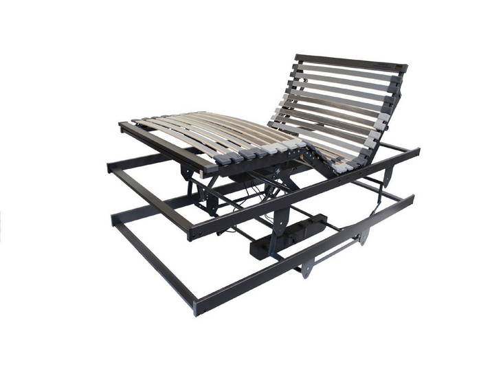 Lattenrost mit Motor Pflegebett 90x200, 100x200 120x200 cm, shogazi ®