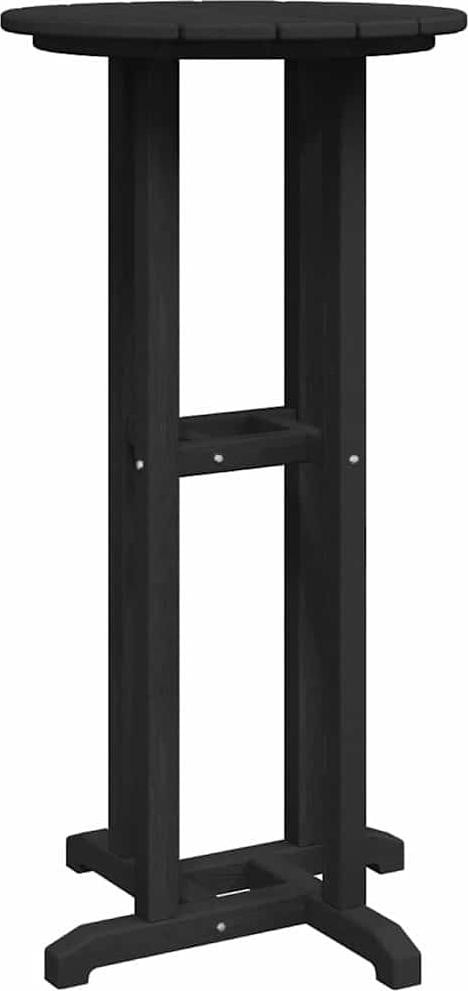Syfax Bartafel Zwart Polyetheen B/D/H: 55 x 55 x 107 cm