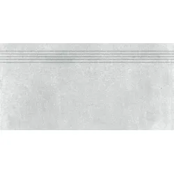 Rako Rebel Treppenfliese grau 30x60 cm matt DCPSE741.1