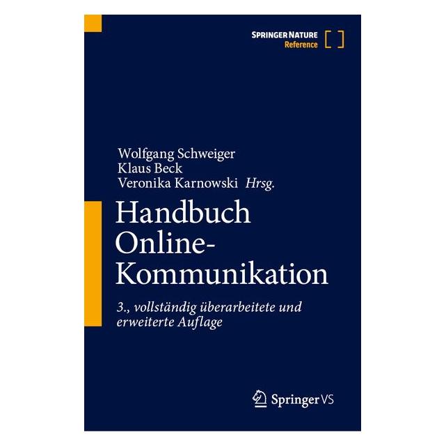 Springer Handbuch Online-Kommunikation (Deutsch, Hardcover) (67844503)