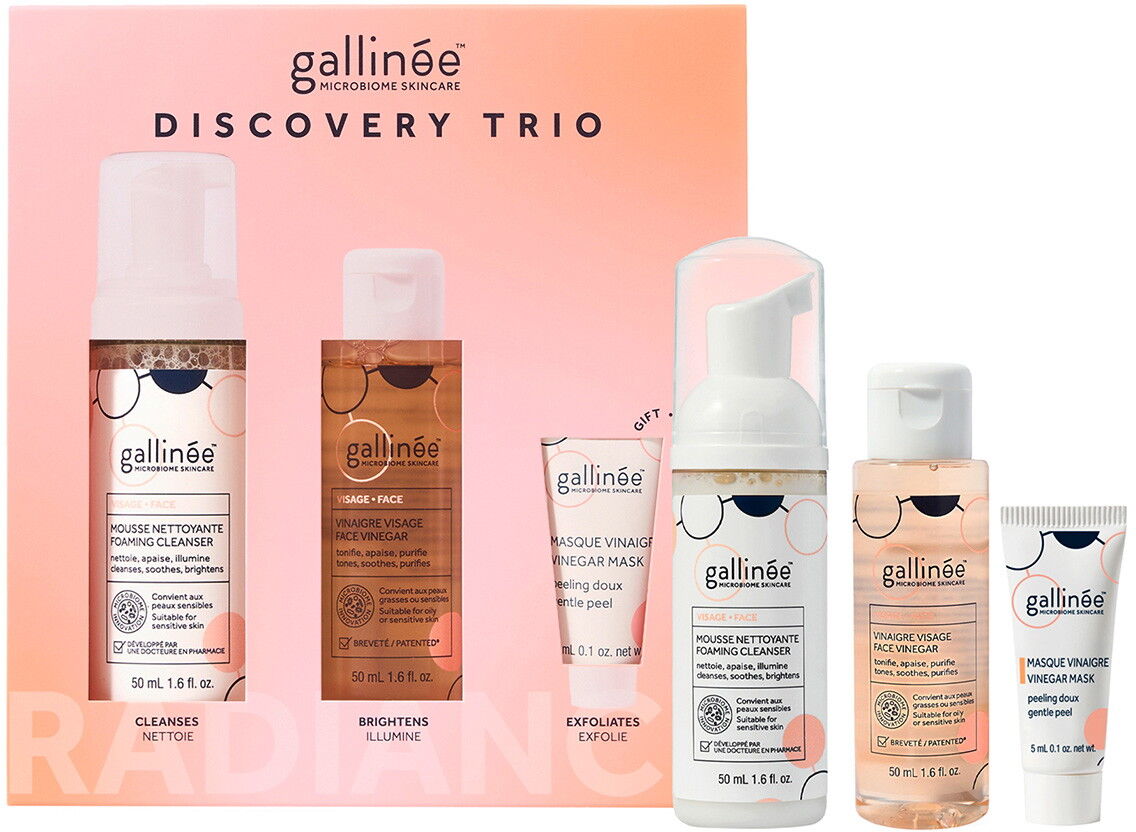 105ml gallinée Discovery Trio (Cleanser 50ml + Vinegar 50ml + Mask 5ml)
