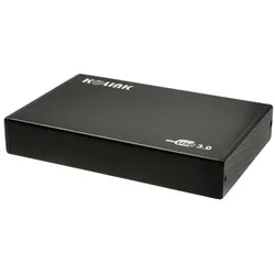 Kolink Hdsu3u3 (3.5"), Festplattengehäuse, Schwarz