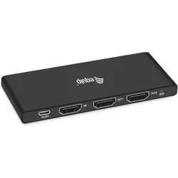 equip HDMI Splitter 2.0 2 Port Ultra Slim 4K/60Hz schwarz, Switch Box