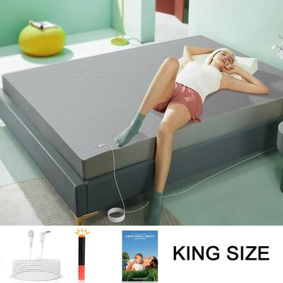 Uplift Essentials Earthing Fitted Sheet With Organic Cotton And Silver Fiber au grey King Size